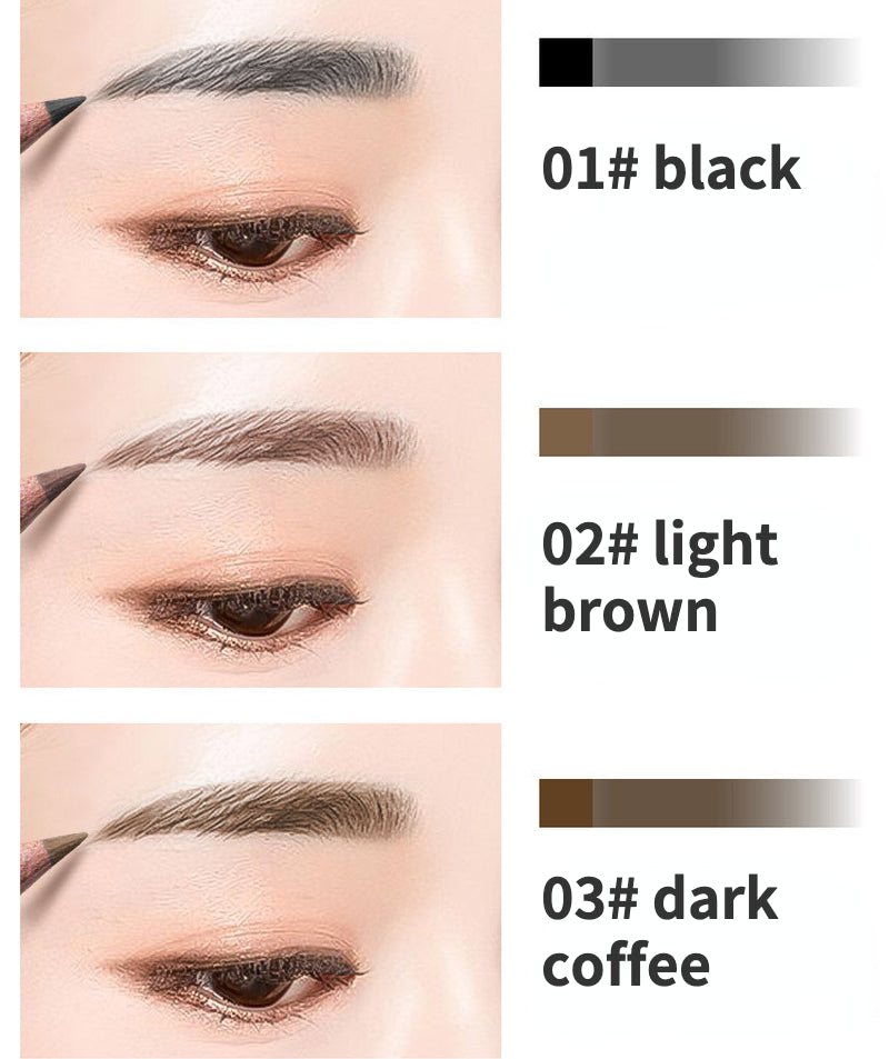 Carbon Refill Waterproof and Sweatproof Wood Eyebrow Pencil