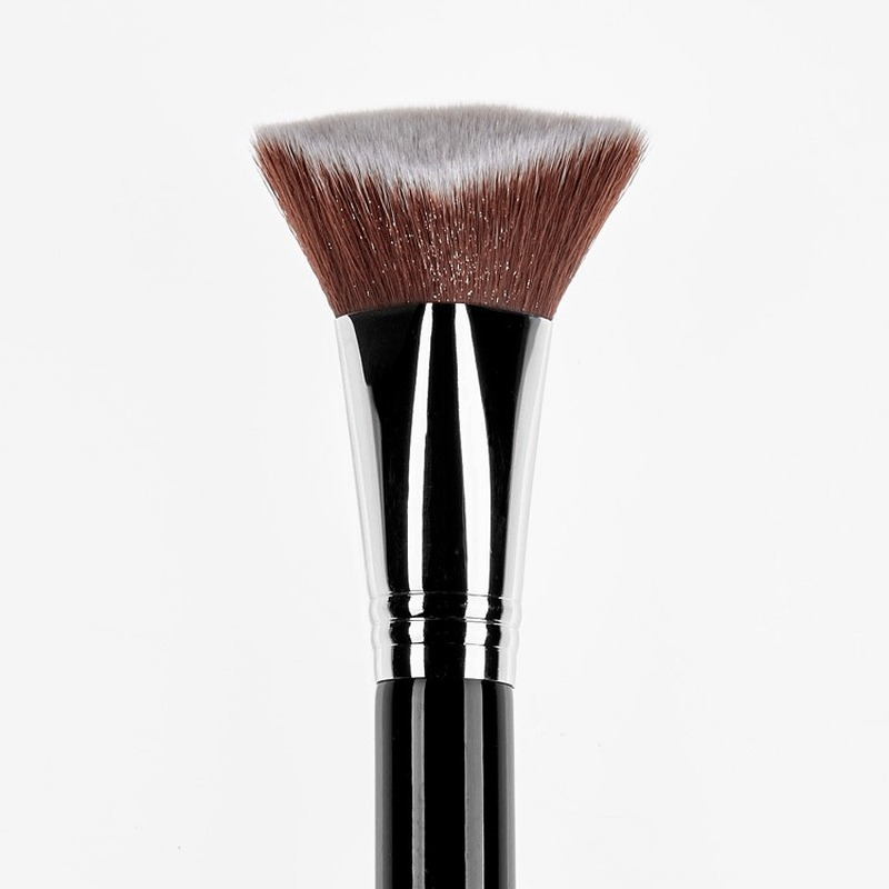 Creative 3D/4D multi-faceted multi-functional foundation brush