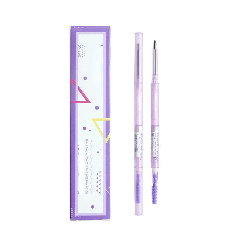Ultra-fine dual-ended self-rotating long-lasting waterproof eyebrow pencil