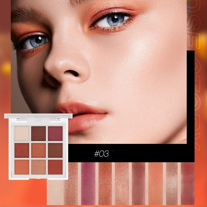 Matte Pearlescent Highlight Nine Eyeshadows