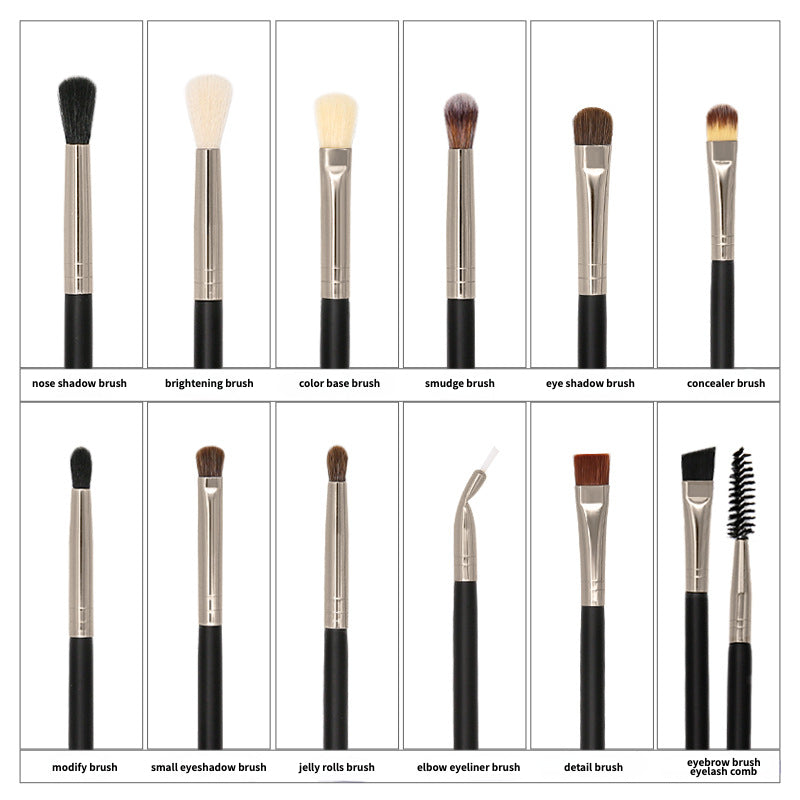 12 Eye Makeup Brush Set