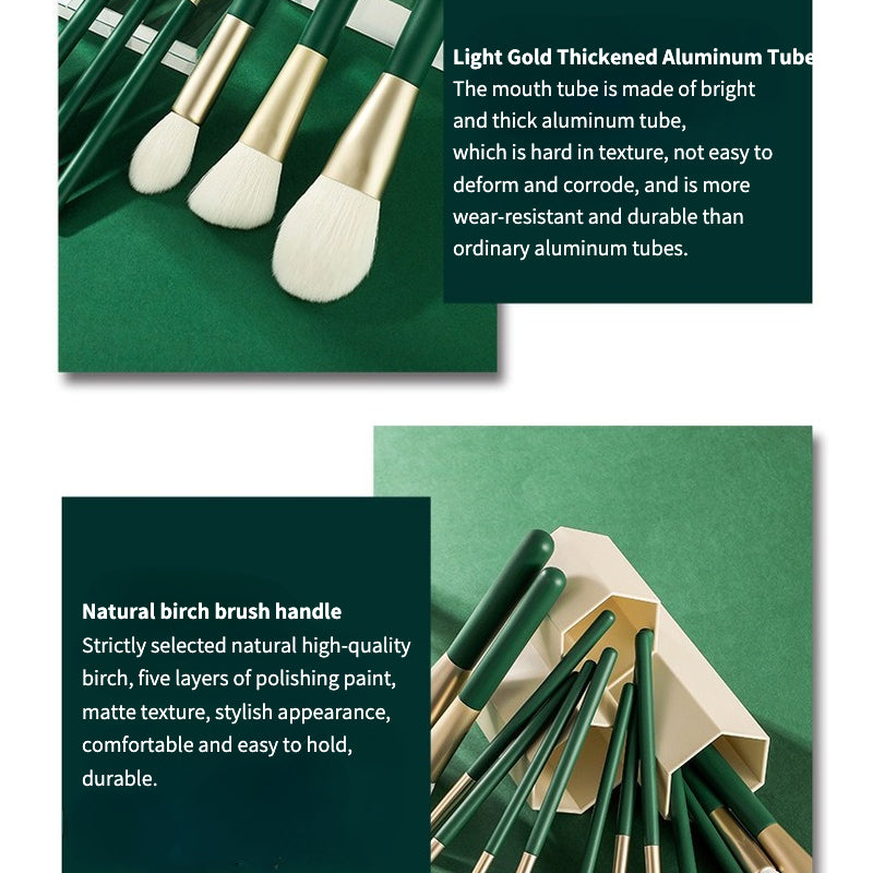 Premium Microfiber Hair Makeup Brush Set