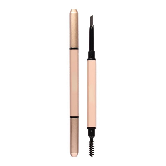 Triangular automatic double-headed waterproof and sweat-proof eyebrow pencil