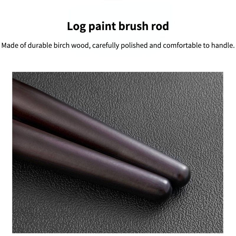 Fiber Hair + Wool Makeup Brush Set