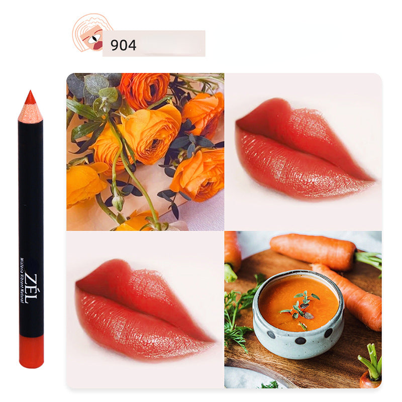 Waterproof and sweatproof matte velvet mist 3D makeup lip liner