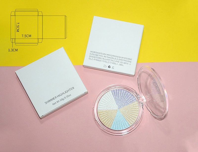 No logo five-color highlight powder