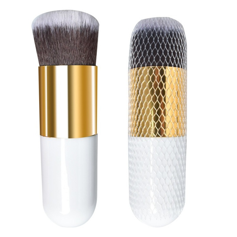 Foundation Brush Plastic Handle BB Cream Brush Loose Powder Brush