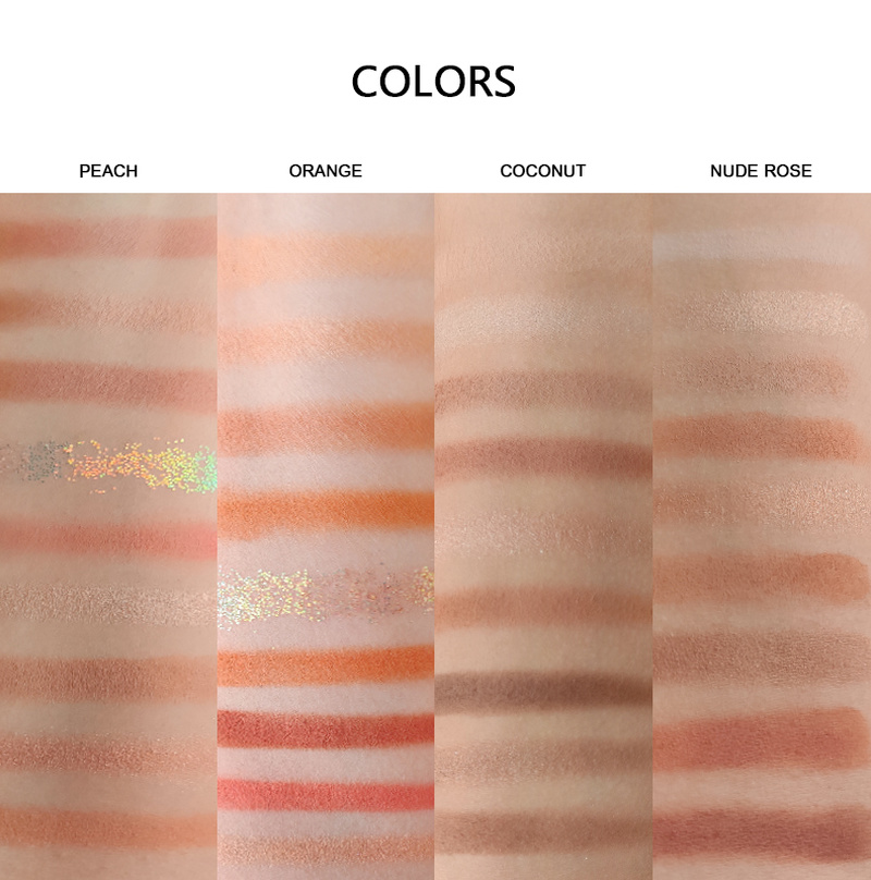 12 Colors Long Lasting Matte Nude Eyeshadow