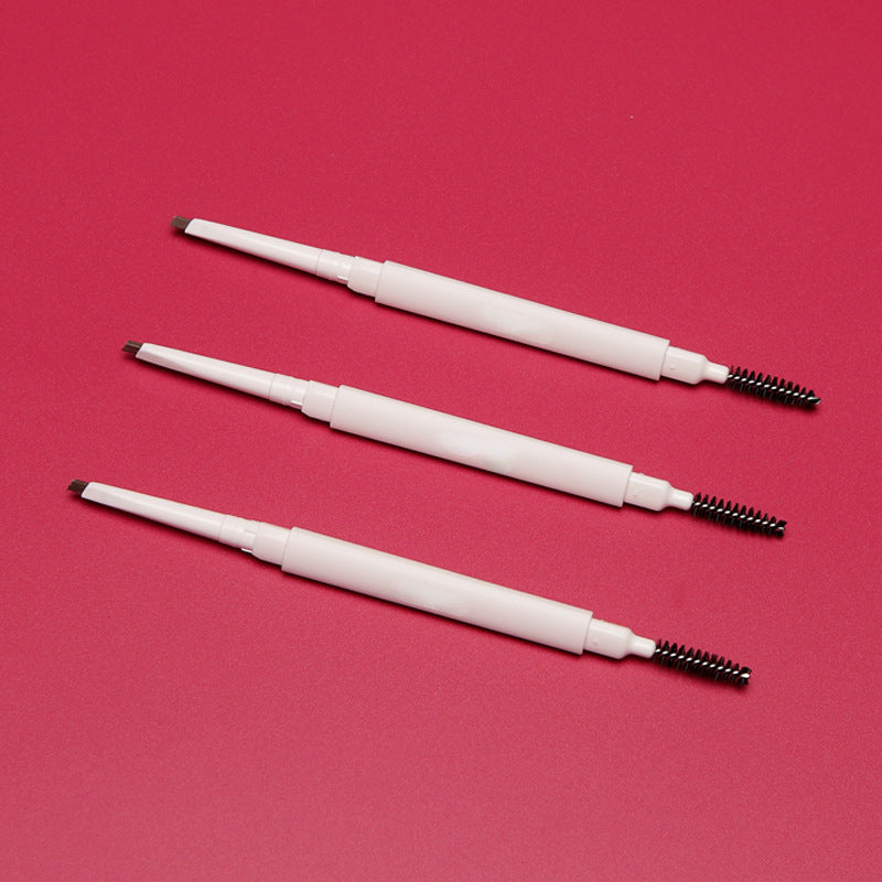 Triangle Spray Paint Waterproof Sweatproof Double Head Automatic Eyebrow Pencil OEM/ODM