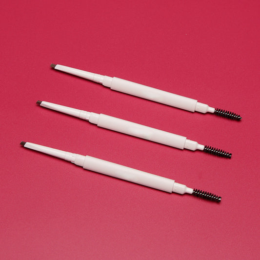 Triangle Spray Paint Waterproof Sweatproof Double Head Automatic Eyebrow Pencil OEM/ODM