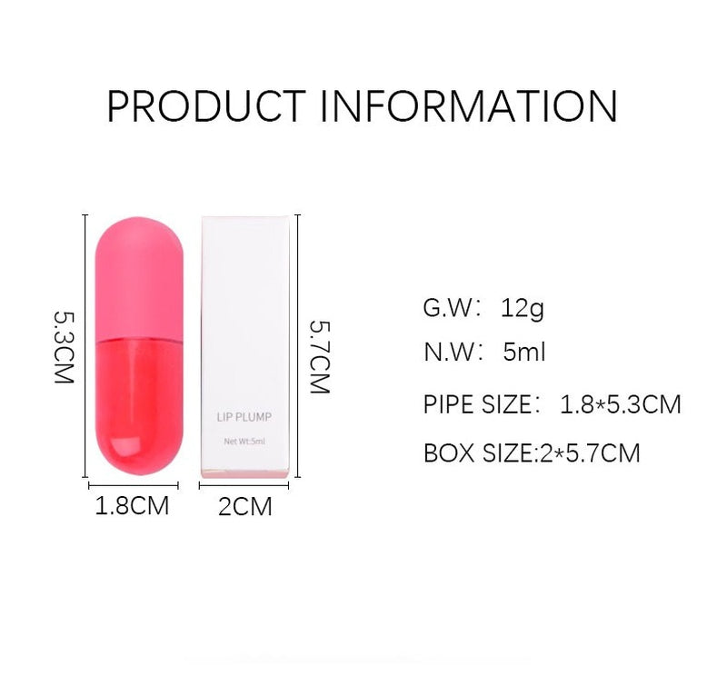 Repair moisturizing fade lip wrinkles lip plumping essence lip oil (small batch can print logo)