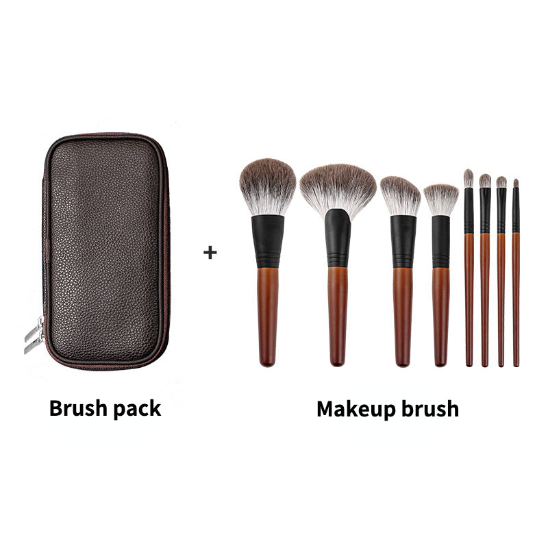 8 Snow Fox Hair Makeup Brush Set