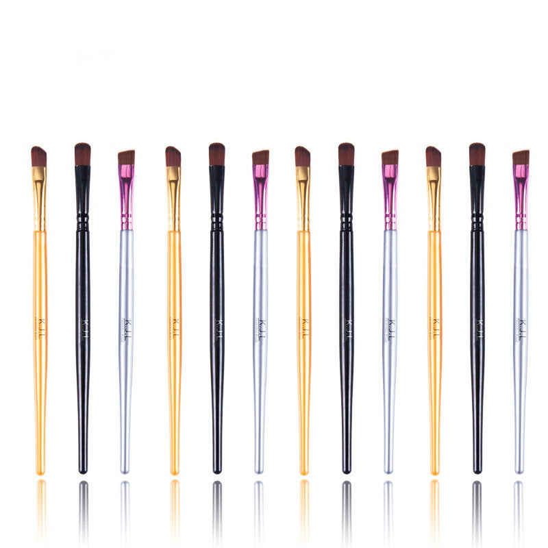New factory direct sale 12 pieces makeup brushes 3 colors eye brush set