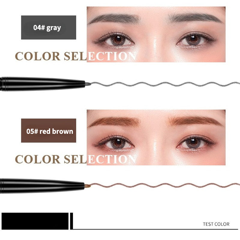 One stroke coloring superfine eyebrow pencil