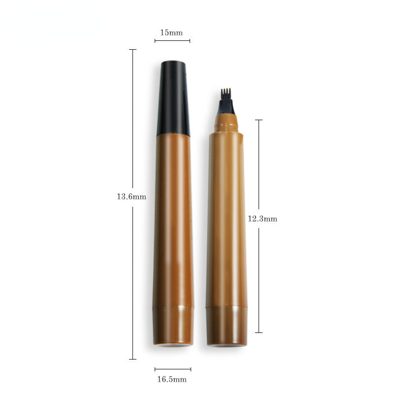 Four-pronged tip liquid eyebrow pencil OEM/ODM