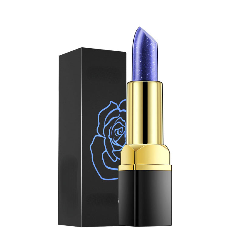 Moisturizing temperature color changing lip balm