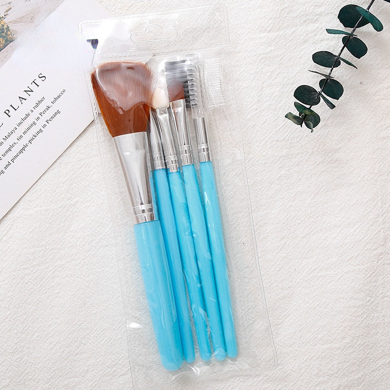 5 Pieces Makeup Brushes Set