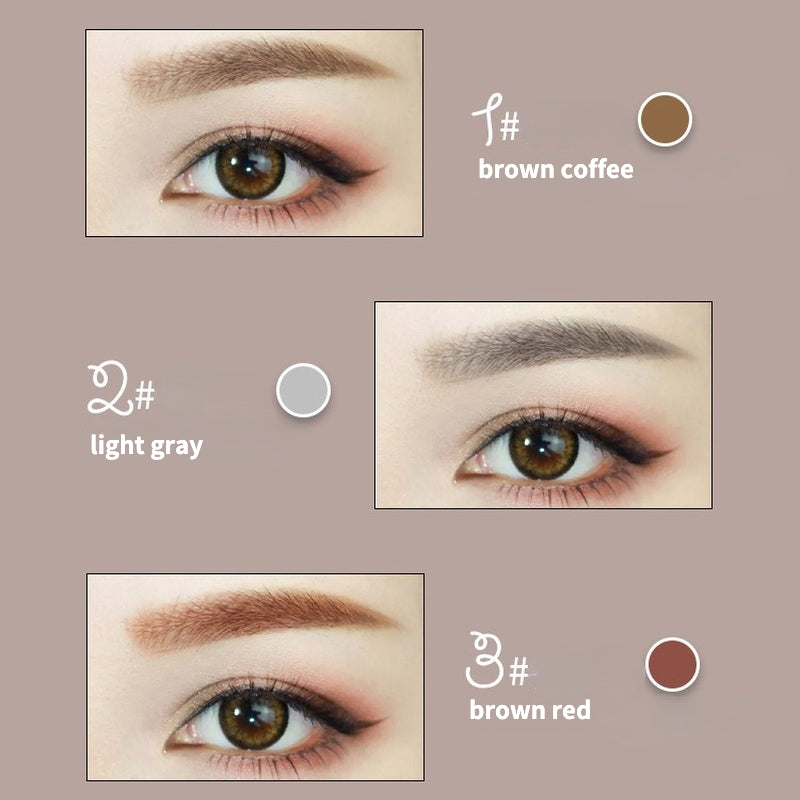 Ultra-fine double-ended waterproof and sweat-proof eyebrow pencil