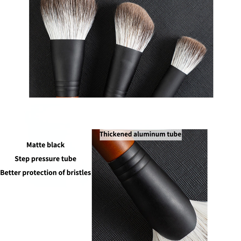 8 Snow Fox Hair Makeup Brush Set