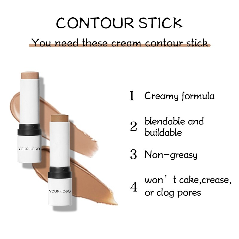 Double Head Waterproof Smoothing Full Coverage Contour Stick