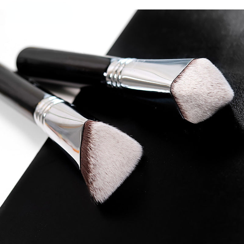 Creative 3D/4D multi-faceted multi-functional foundation brush