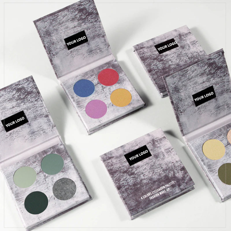 Four-color powder delicate eye shadow