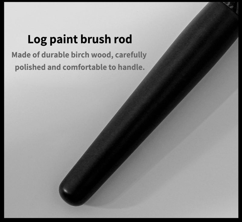 Single large flame type loose powder brush