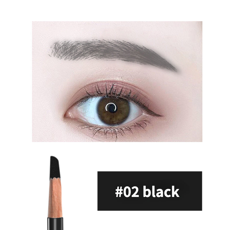 Waterproof square core duckbill machete eyebrow pencil
