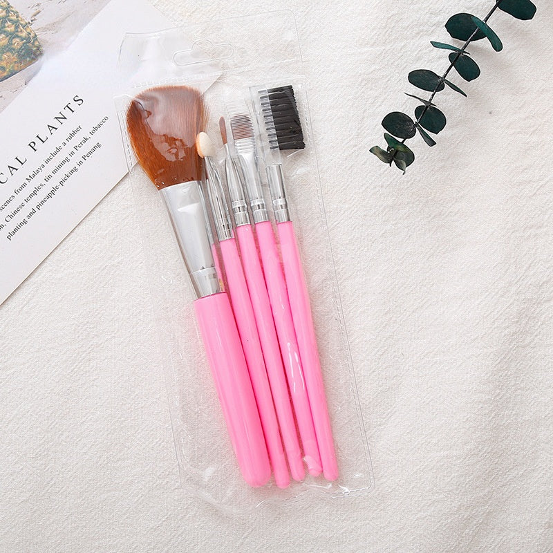 New Small 5 Makeup Brush Set