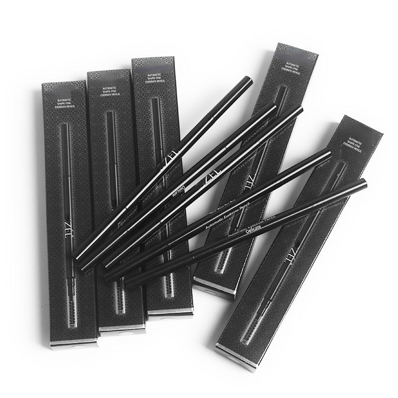 Self-rotating waterproof ultra-fine eyebrow pencil