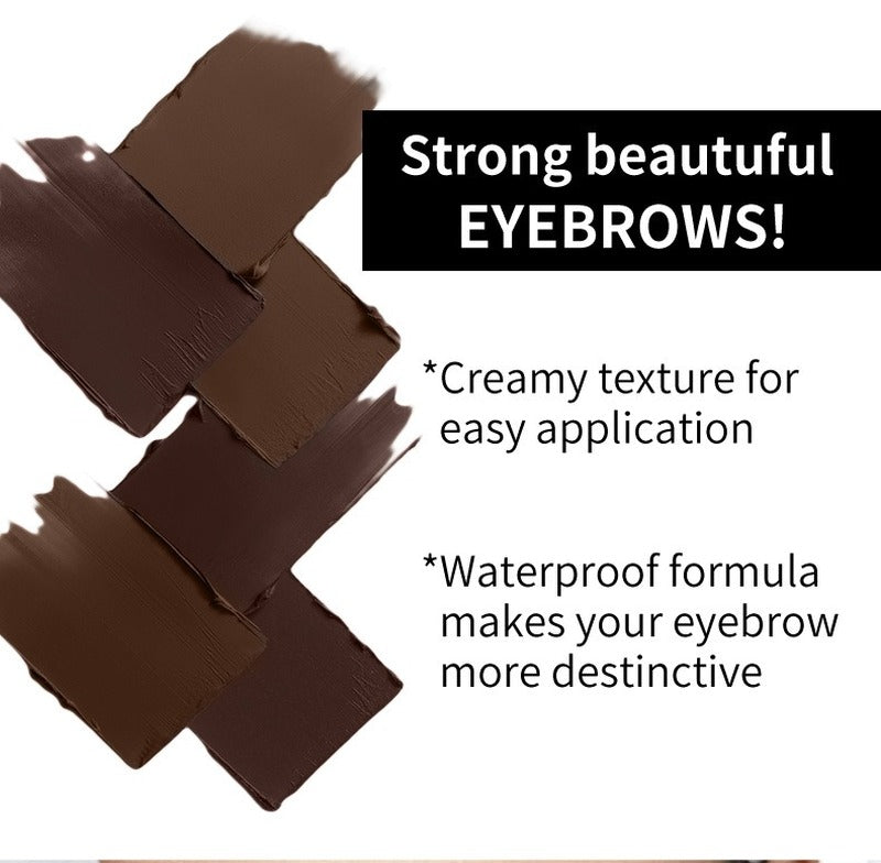 Two-color long-lasting waterproof eyebrow dye (small batch can be printed with logo)