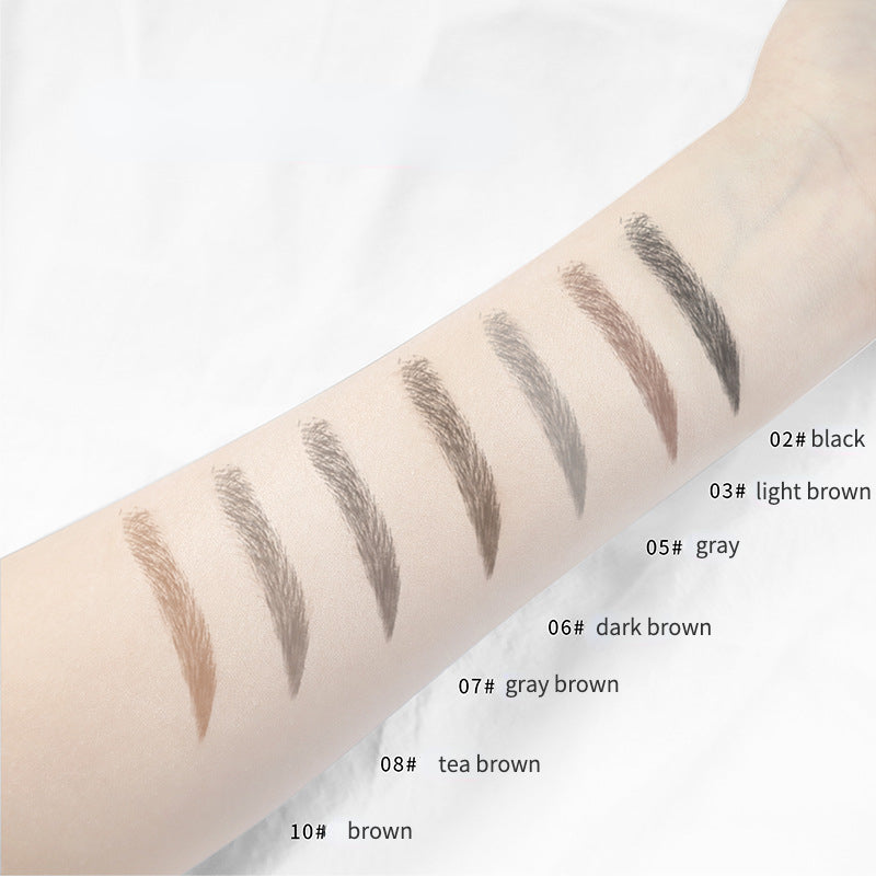 Waterproof square core duckbill machete eyebrow pencil