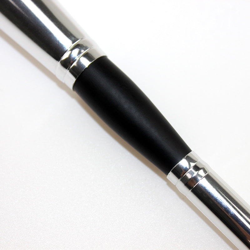 Double head (blush brush/loose powder highlighter brush + nose shadow contour brush) universal makeup brush