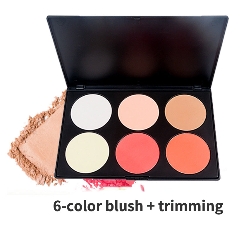 Six-color blush/contour (printable logo in small batches)