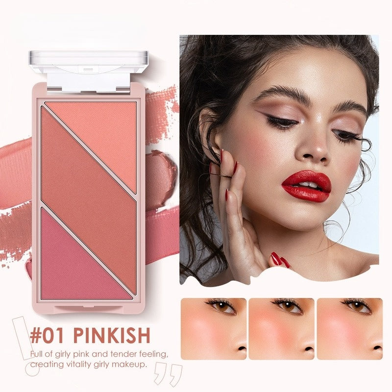 Shadow highlighter blush