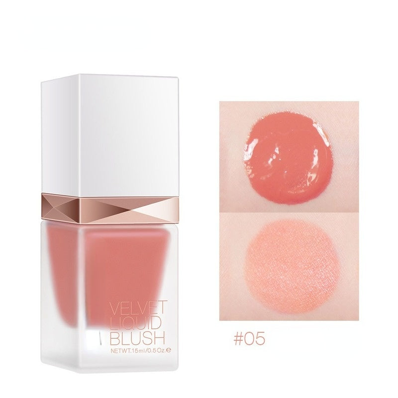 Natural color liquid blush