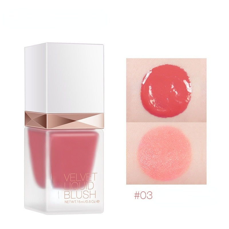 Natural color liquid blush