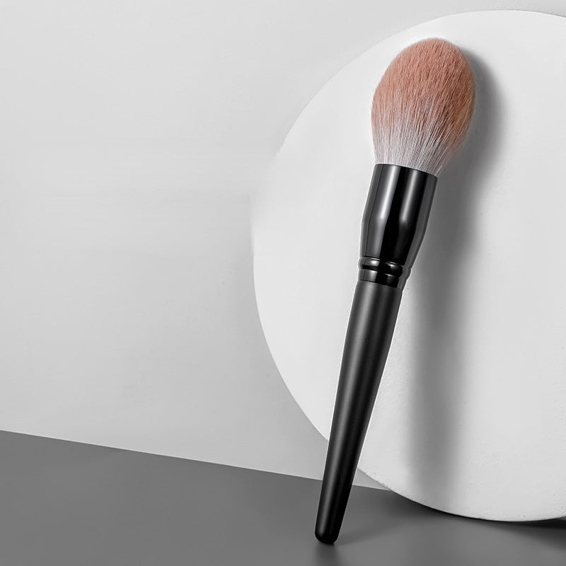 Single large flame type loose powder brush