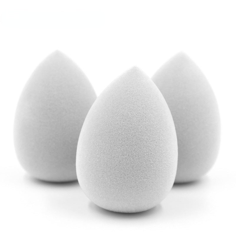 Grey Flocked Droplet Puff