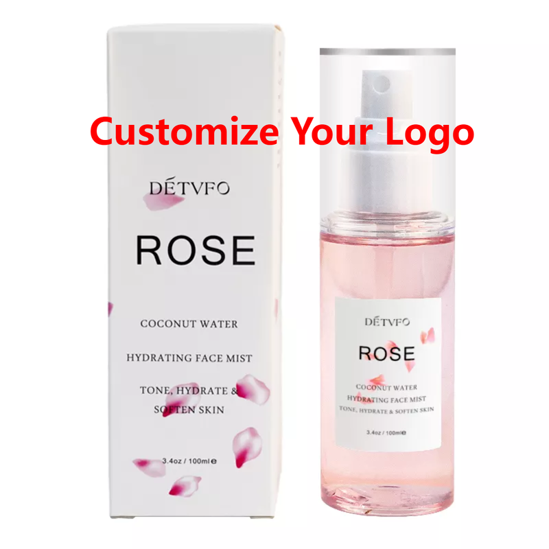 Private Label Natural Organic Rosewater Spray Face Toner