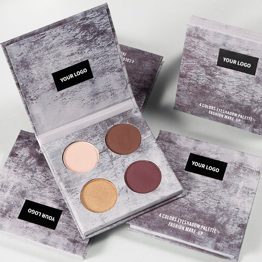 Four-color powder delicate eye shadow