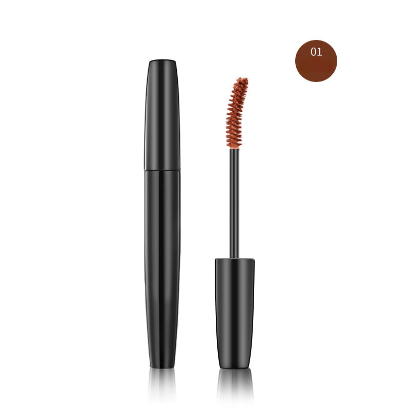 No logo thick slender waterproof and sweatproof color mascara