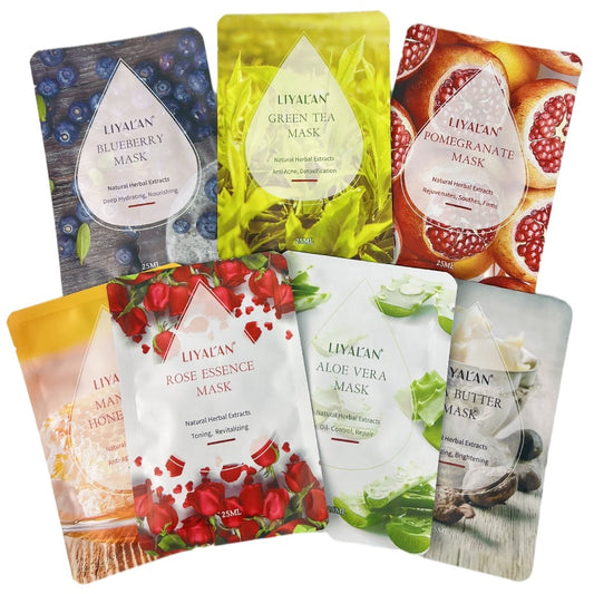Whitening Hydrating Sheet Mask With Natural Organic Fruit Vitamin