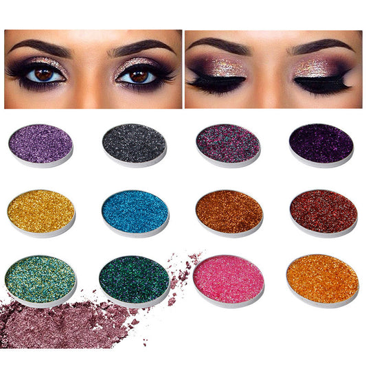 Sequined Colorful Eyeshadow