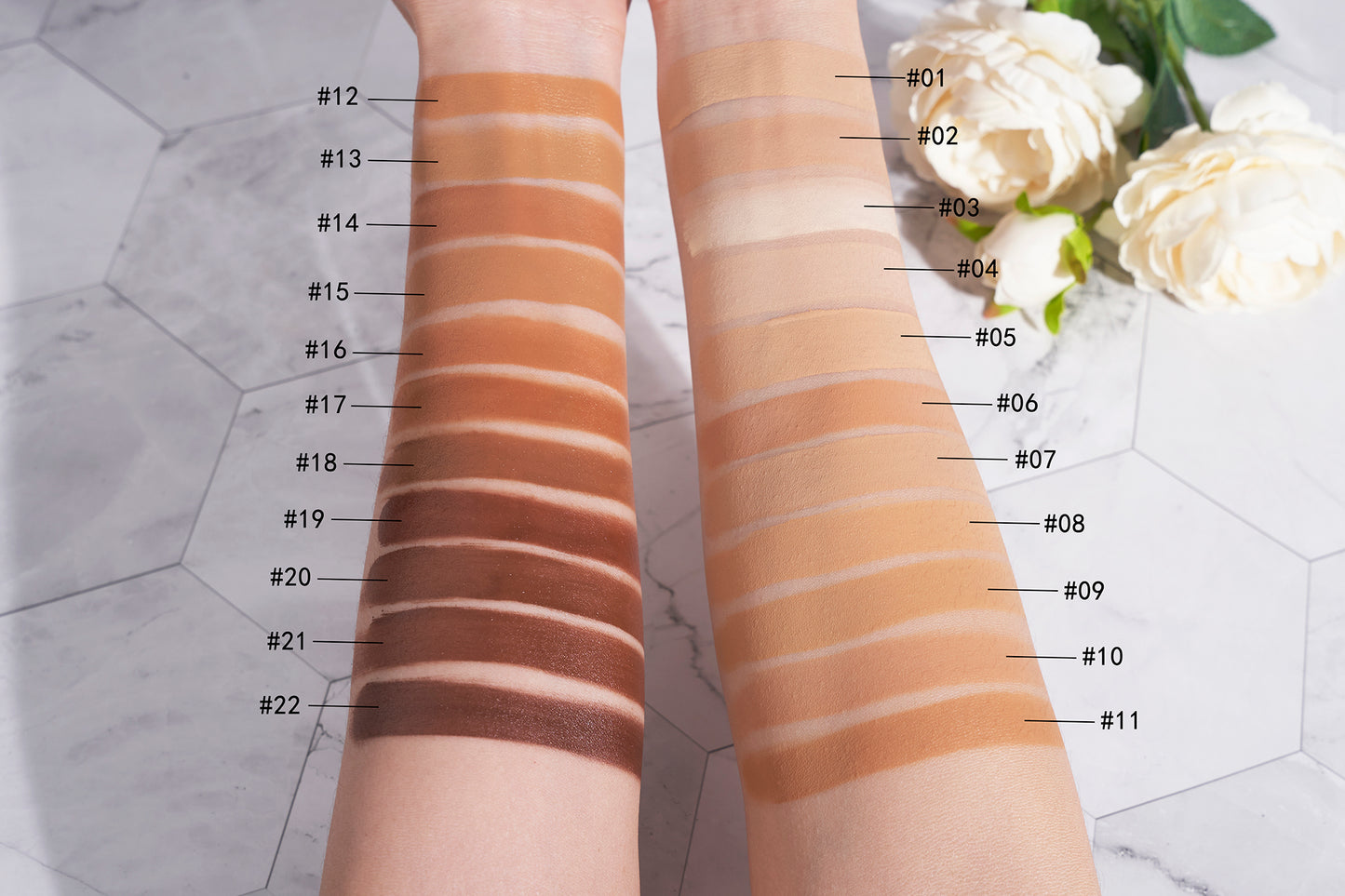 OEM ODM Color Change Waterproof Concealer foundation Private Label Liquid Full Coverage Foundation