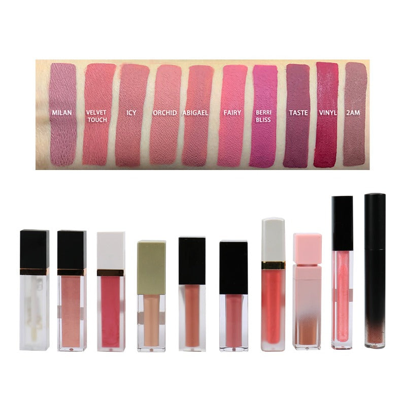 Glitter and Nude Lip Gloss