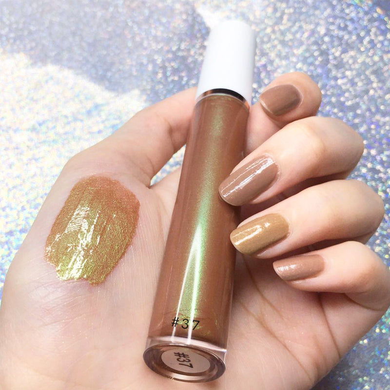 High quality cosmetics vendor vegan brown lip gloss high pigment organic private label lip gloss