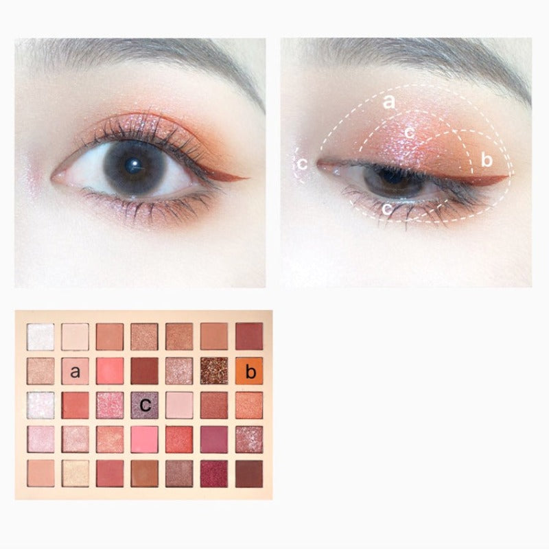 Pigmented Shimmer Natural Eyeshadow