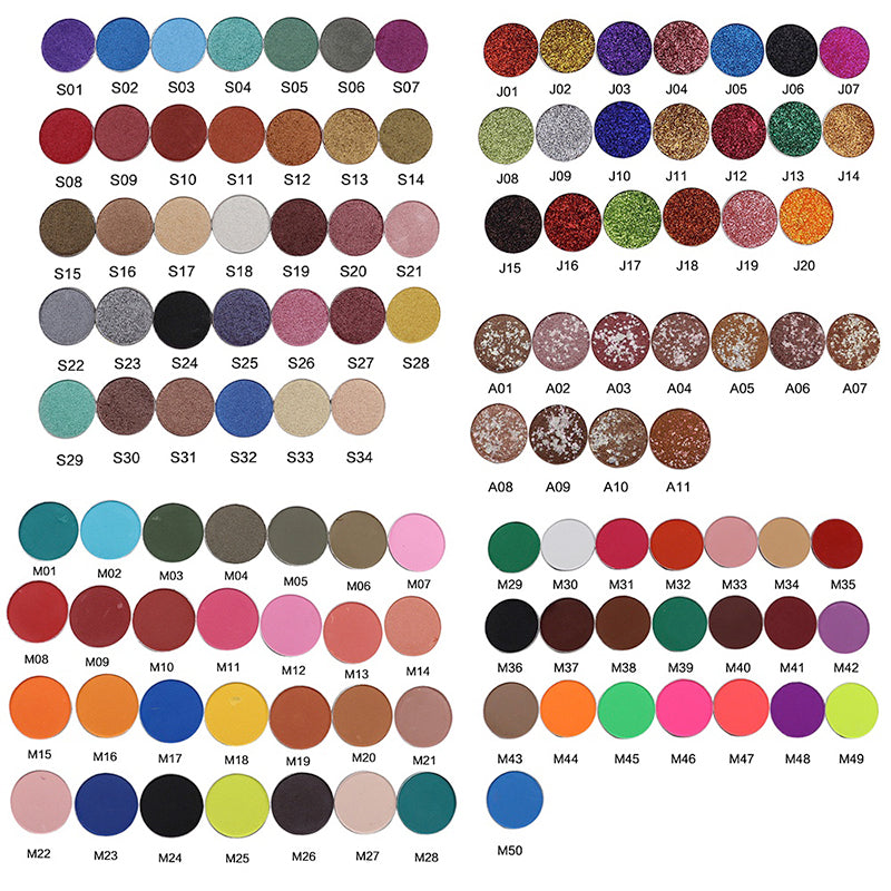 Matte Glitter Eyeshadow Palette