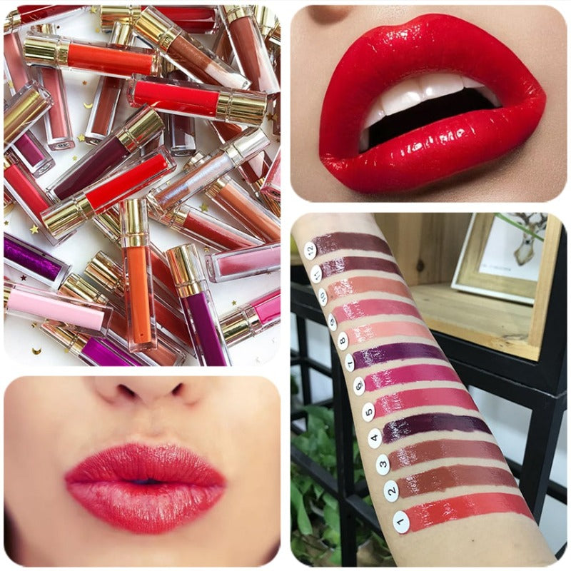 Glitter and Nude Lip Gloss